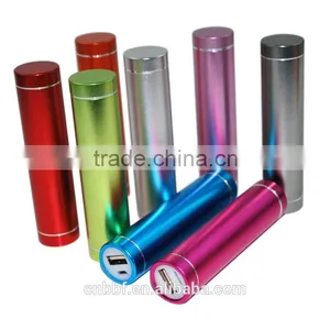 Portable Tube Cylinder Shape Mini Power Bank 2600mah thumbnail-1