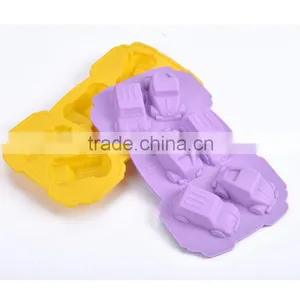 Fancy Mini Car Shaped Silicone Ice Cube Tray thumbnail-1