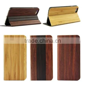 Genuine Wood Cover for Iphone6 Leather for Iphone 6 Case thumbnail-1