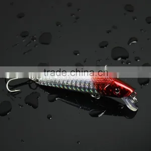 5pcs 8g / 7cm Luminous Minnow Fishing Hard Lures Crankbait Treble Hooks Set With Box thumbnail-5