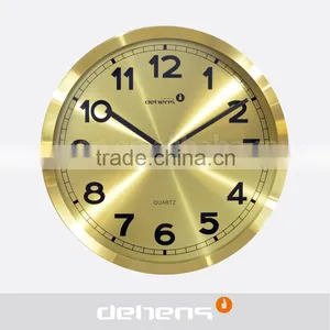 DEHENG Diamond Cutting Frame Metal Wall Clock thumbnail-1