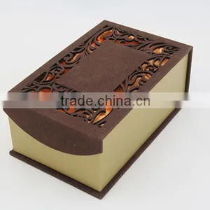 New Design Unique Laser Cut Magnetic Paper Gift Packaging Box thumbnail-1