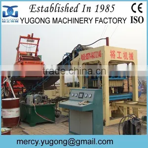 Yugong Factory Delivery Concrete Block Making Machine, Hollow Block Machine With Extreme Durability thumbnail-1