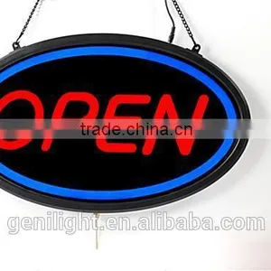23*14 Inch High Quality Store Led Open Sign Board/oval Led Open Sign thumbnail-3