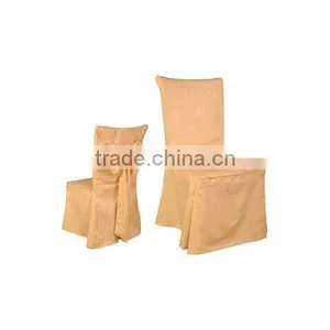 High Quality Useful Wedding Rosette Knitted Chair Cover thumbnail-1