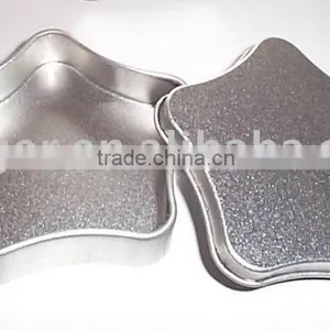 Star Shaped Candy Tin Box, Hexagon Tin Can thumbnail-1