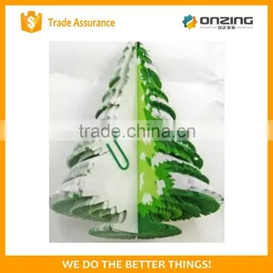 Onzing Good Quality Christmas Tree Shaped Sticky Note thumbnail-1