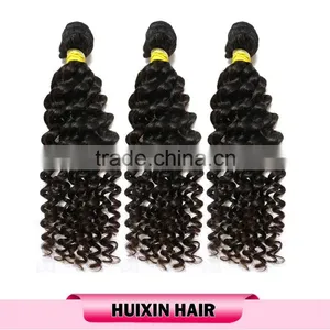 Hot Sale Human Hair Deep Curly Virgin Remy Hair, Tangle and Shed Free Cheap Cambodian Virgin Hair thumbnail-1