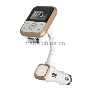 Bluetooth 4.0 Handfree Car Kit With FM Transmitter & 2.1A Charger thumbnail-1