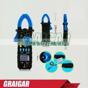 2014 New ACM04 True RMS Digital AC DC Current Voltage Clamp Meter Multimeter Capacitance Frequency Inrush Current Test thumbnail-1