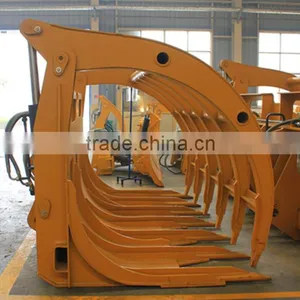 OEM SDLG Wheel Loader Optional Equipment Quick-Change Log Grapple (2622*1633mm) For SDLG LG953L Wheel Loader thumbnail-3