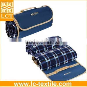 Supply Vibrant Design Waterproof Picnic Rug With Custom Imprinted on Front Patchwork(LCTM0027) thumbnail-5