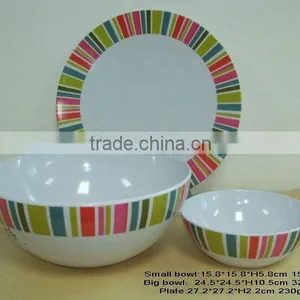 3pcs Melamine Dinner Wares&melamine Bowls thumbnail-1