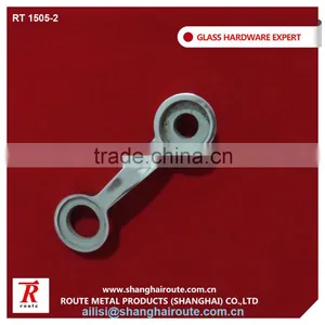 Good Quality 316Stainless Steel Mirror Polish Glass One Arms Wall Spider Made In China thumbnail-1