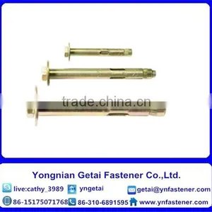 Zinc Yellow Hex Bolt Sleeve Anchor thumbnail-3