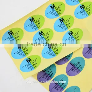Colorful Size Sticker for Garment thumbnail-4
