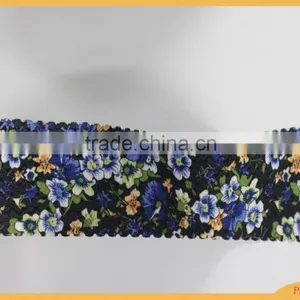 Printing Novelty Floral Elastic Tape for Bubble Dress thumbnail-1