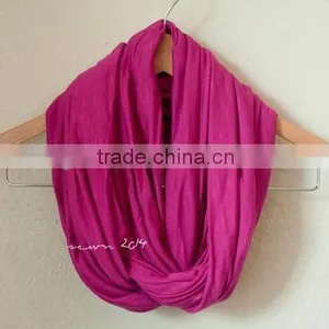 China Supplier Organic Bamboo Spandex Super Soft Fashionable Nursing Scarf thumbnail-3