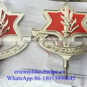 High Quality and Luxury Design Enamel Metal Medals and Trophies , Custom Ribbon Cheap Medals for Award thumbnail-4