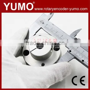 YUMO 10X10 Dia 50mm L 51 Cost-effective Single Disc Rotary Encoder Aluminum Alloy Couplings thumbnail-1