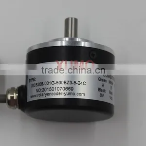 ISC5208 500 Phase CNC System Machine Solid Shaft Encoder Optical Price Incremental Rotary Encoder thumbnail-4