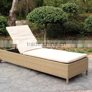 Patio Wicker Patio Furniture Outdoor Adjustable Chaise Lounge Chair Seat Day Bed thumbnail-1