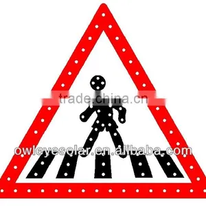 Solar Powered Pedestrian Traffic Signal Board thumbnail-4