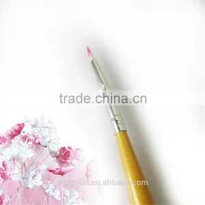 Nylon Nail Brush With Wooden Handle thumbnail-3
