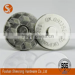 Slim 2mm Thickness Purse Metal Magnetic Button in Different Colors thumbnail-1