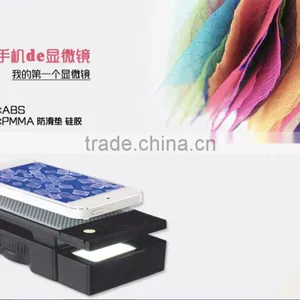 New Design Mobile Digital Microscope Portable Mobile Phone Cellphone Tablet Zoom Microscope 200 Times for Primary and Secondary thumbnail-1