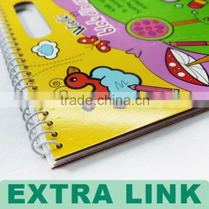 Professional Custom Coloring Spiral Binding Hardcover Book Printing thumbnail-1