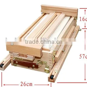 in Stock 145cm Three Legs Wooden Sketch Box Easel Lady Easel Box thumbnail-4