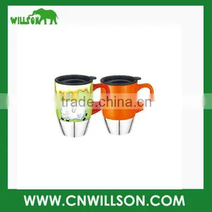 New Item 430ml Ceramic Coffee Mug With Handle and Lid thumbnail-1