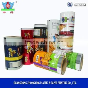 Customized Printed Laminated Plastic Roll Film / Aluminum Foil Film for Food thumbnail-1