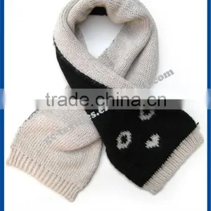 Wholesale China Manufacturer Custom Logo Women Cute Acrylic Scarf thumbnail-1
