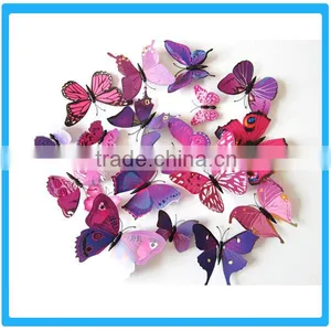 Colorful Plastic Magnet Butterfly thumbnail-3