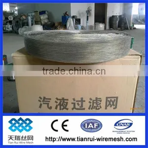 Gas Mesh/Stainless Steel 304 Gas Wire Mesh/Copper Knitted Wire Mesh(manufacturer With More Than 15 Years Experience) ISO9001 thumbnail-1