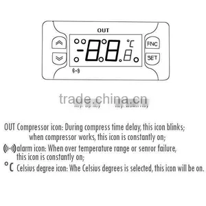 Mini Digital Microcomputer Temperature Controller -50 Degree C ~ 99 Degree C Range + 2M Wire Length Sensor thumbnail-4