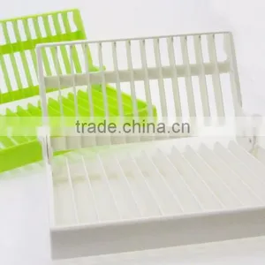 Kitchen Folding Plastic Dish Tableware Drainer Rack thumbnail-4