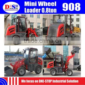 Low Price Mini Front Loader 800kg - Mini Wheel Loader ZLY908 ZL08 China Mini Loader thumbnail-3