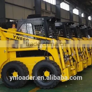 Mini Skid Steer Loade Yineng China YN860 Joy Stick and Fork thumbnail-6