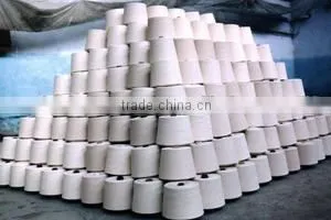 2015 Raw White Natural Indian Contamination Controlled Cotton Ne 40/2 Combed Yarn for Knitting thumbnail-5