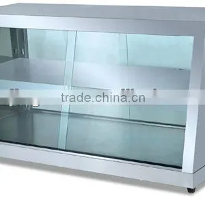 Stainless Steel Glass Electric Food Warmer Display thumbnail-1