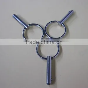 Wells Hardware Zinc Nickle Plated or Ss316 Safety Lock Linch Pin Rigging thumbnail-5