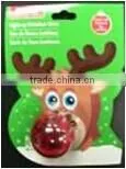 CHRISTMAS LIGHT UP REINDEER NOSE thumbnail-1