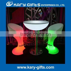 LED FURNITURE LIGHTING OUTDOOR HIGH BAR TABLE DESIGN thumbnail-1