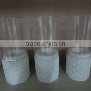 Cheap Decorative Tall Glass Candle Holder for Home Decoration thumbnail-1