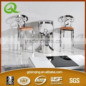 01#wholesale Gold Stainless Steel Commercial Bar Stool thumbnail-1