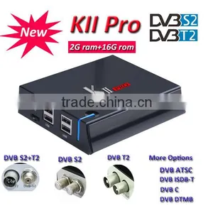 Smart KII Pro Digital Satellite TV Receiver, Best Original 4K HD Android TV Box,Combo Decoder S2 T2 Cheap Price thumbnail-1