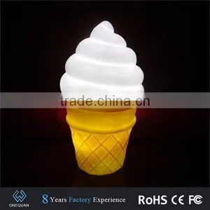 Hotsale Portable Interesting Ice Cream Shape Children LED Table Lamp thumbnail-6